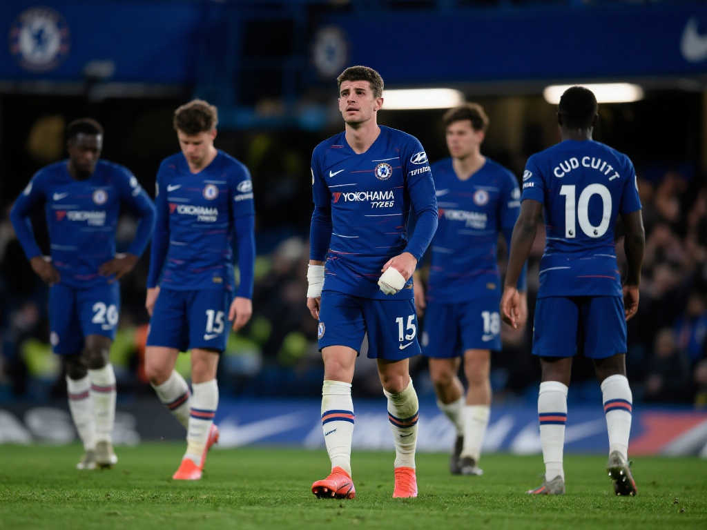 切尔西英超39战仅获39分，与垫底队并列，非升降级区内最差表现